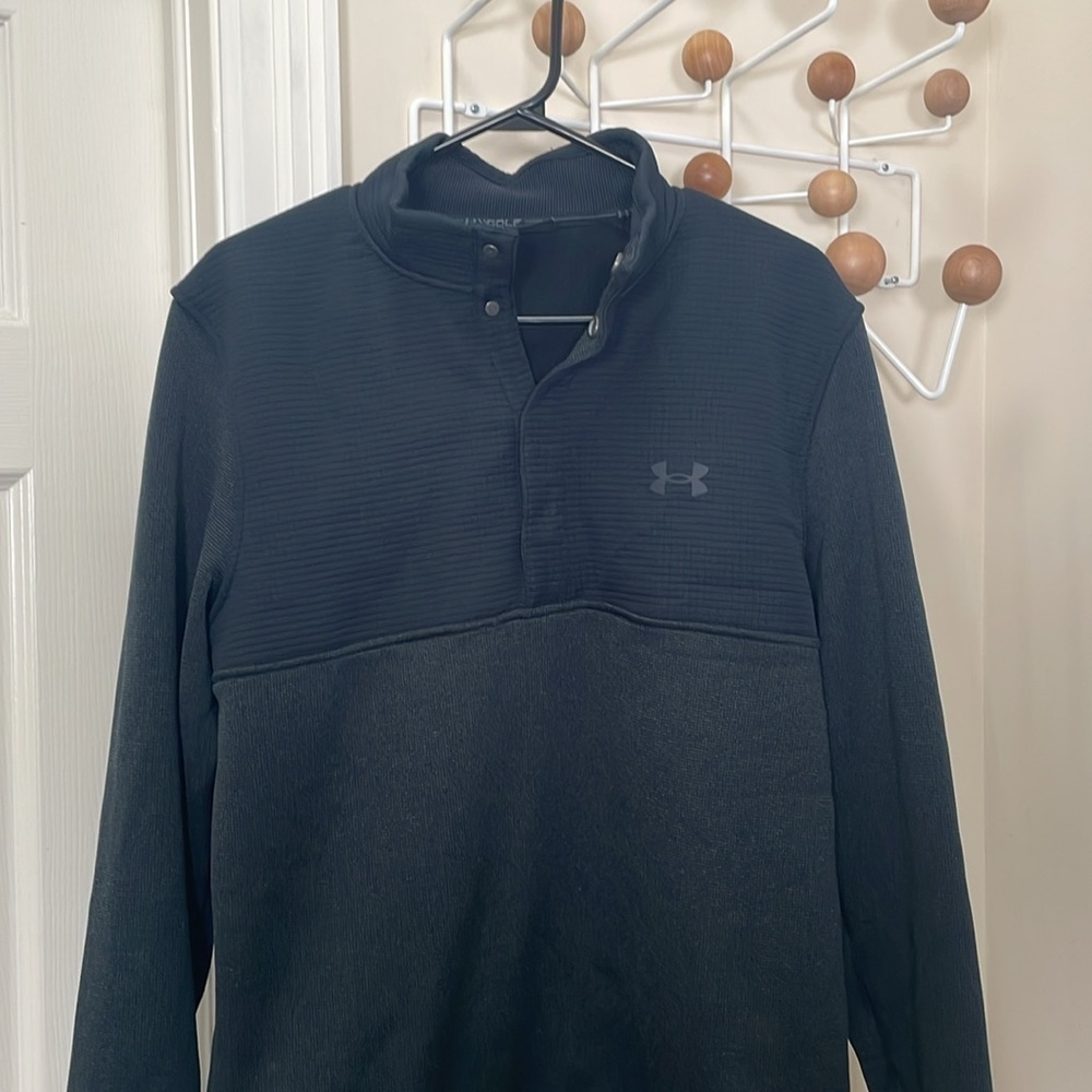 Under Armour - Performance Golf Pullover Shirt - Black - M